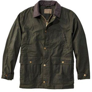 LL Bean - Men's Double L Waxed-Cotton Upland Coat-